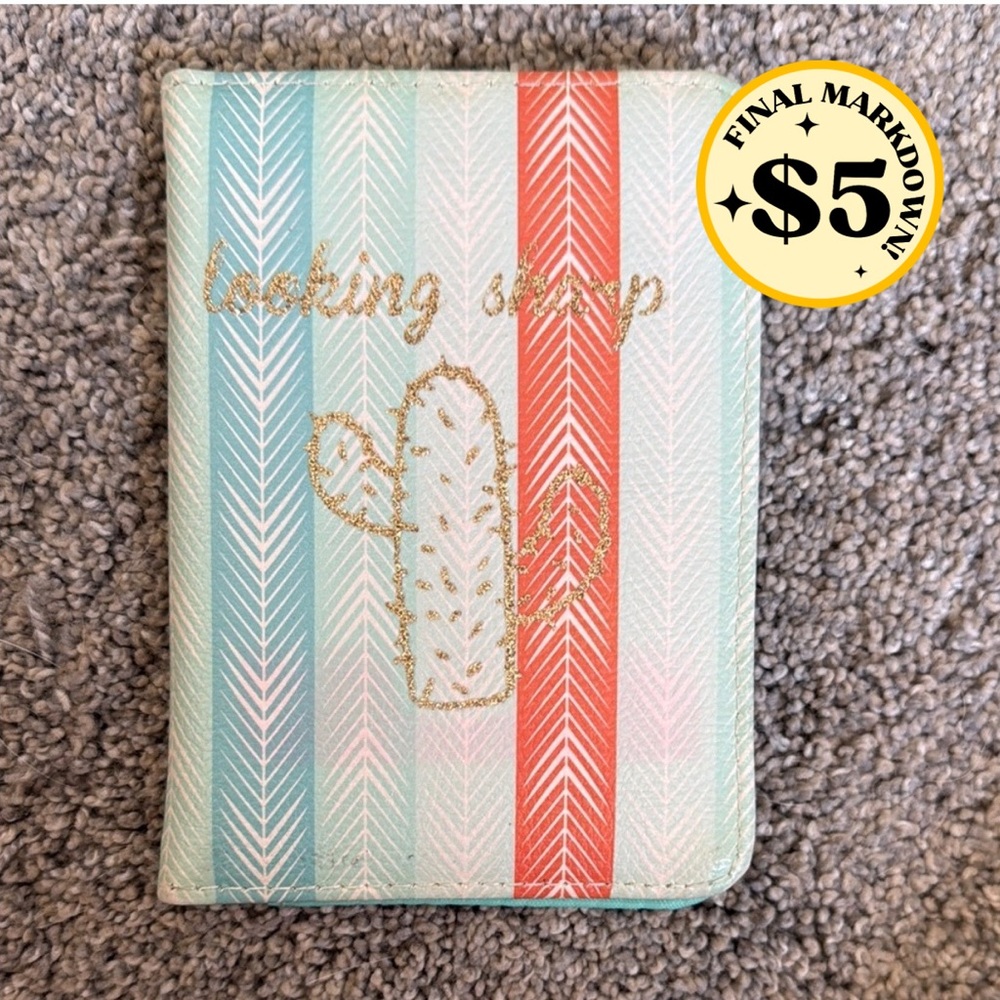 Cactus Design Passport Holder - Multicolor